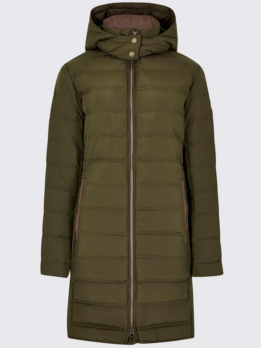 DUBARRY Ballybrophy Long Quilted Jacket - Women's - Olive