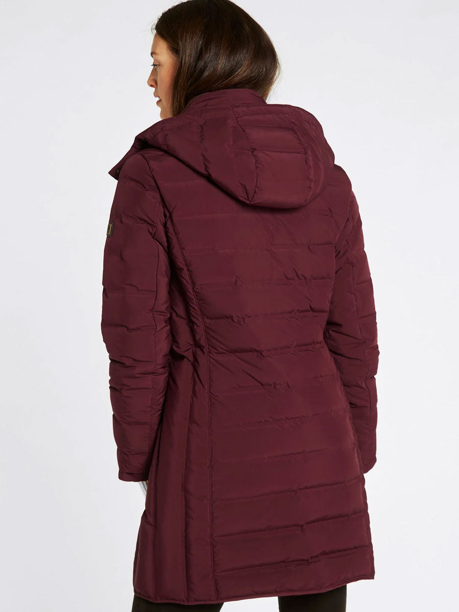 DUBARRY Ballybrophy Long Quilted Jacket - Women's - Ox Blood