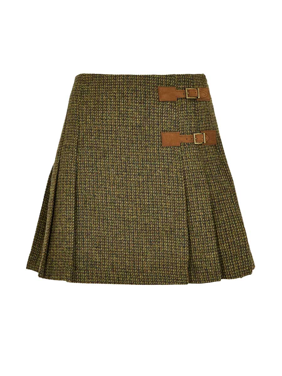 DUBARRY Blossom Ladies Tweed Skirt - Heath