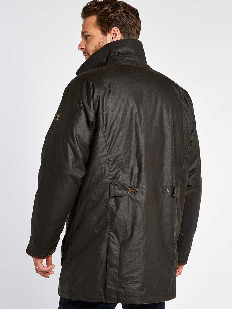DUBARRY Brunswick Wax Jacket - Mens - Verdigris Dubarry
