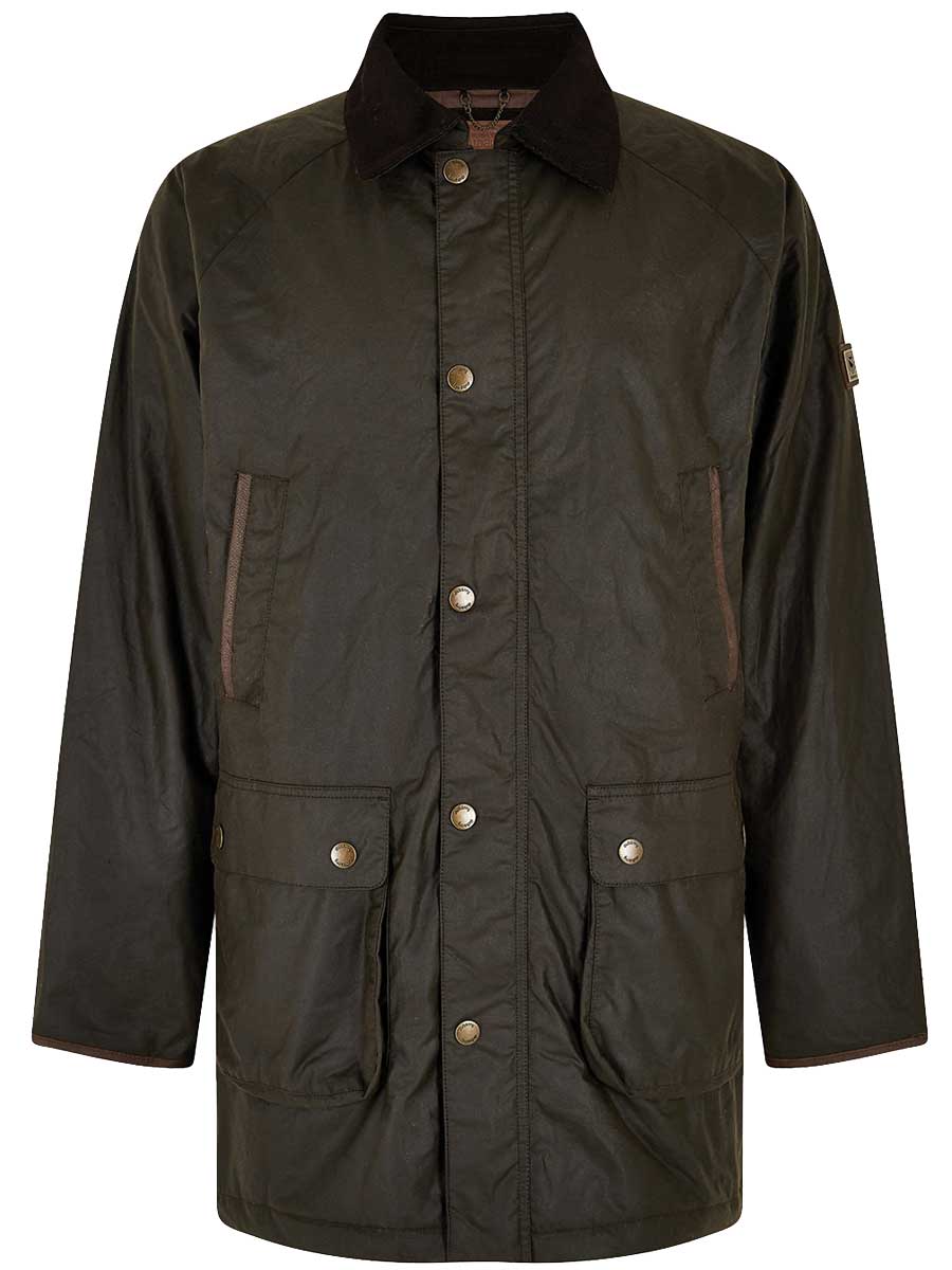 DUBARRY Brunswick Wax Jacket - Mens - Verdigris Dubarry