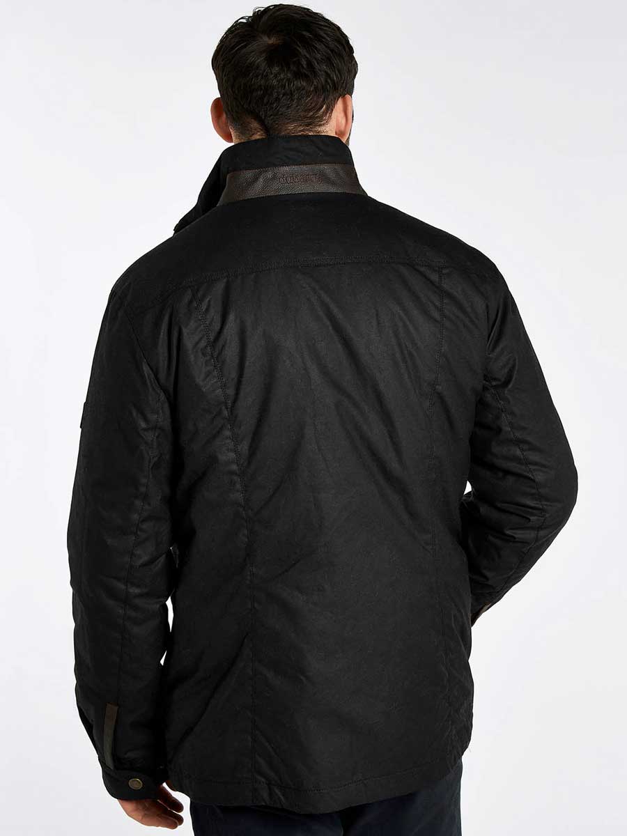 DUBARRY Carrickfergus Waxed Jacket - Mens - Black Dubarry