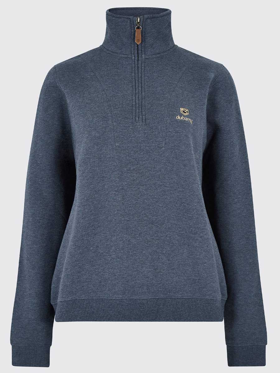 DUBARRY Castlemartyr 1/4 Zip Neck Sweater - Women's - Denim