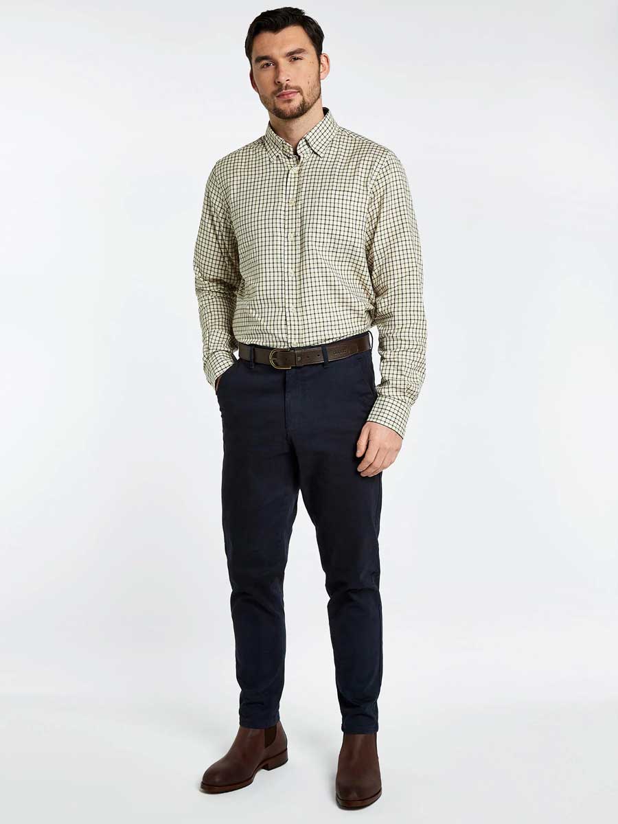DUBARRY Connell Tattersall Check Shirt - Men's - Mahogany Dubarry