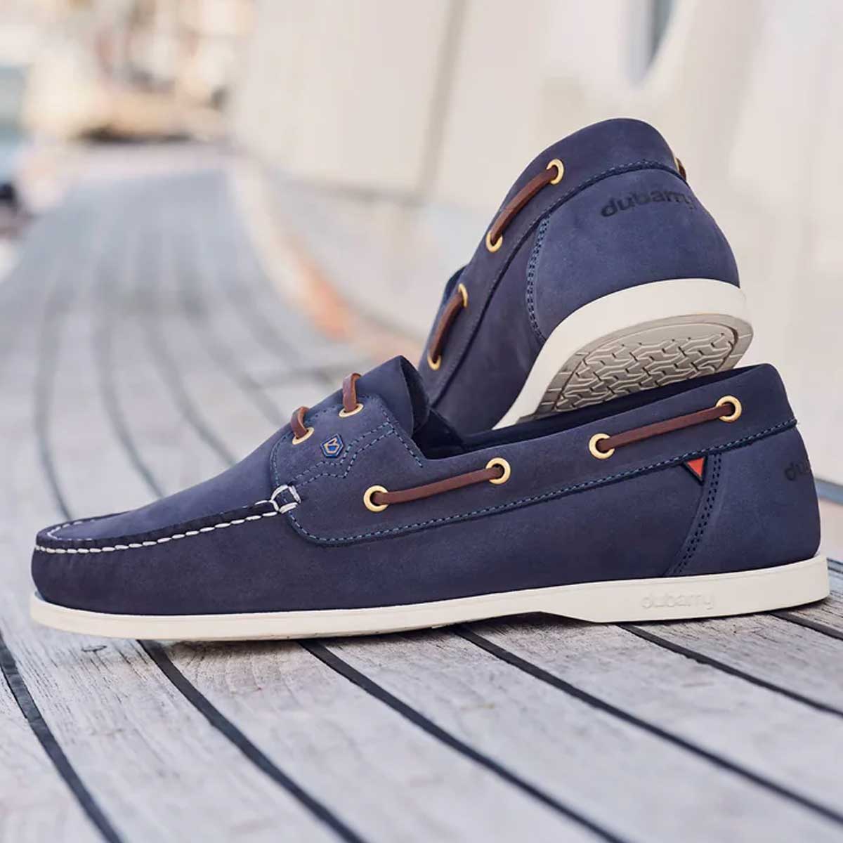 DUBARRY Men's Port Deck Shoes - Denim Nubuck
