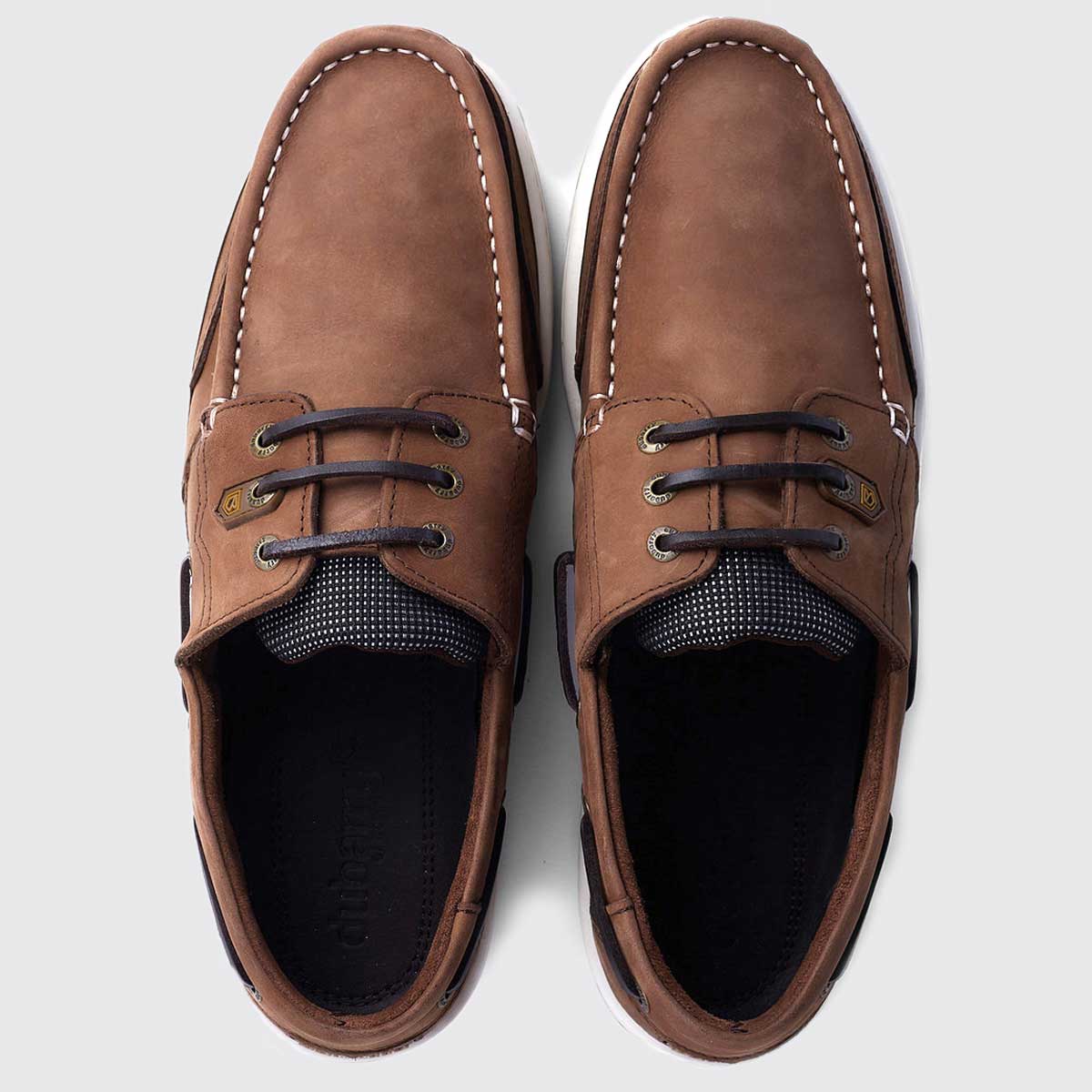 DUBARRY Men's Regatta Deck Shoes - Donkey Brown