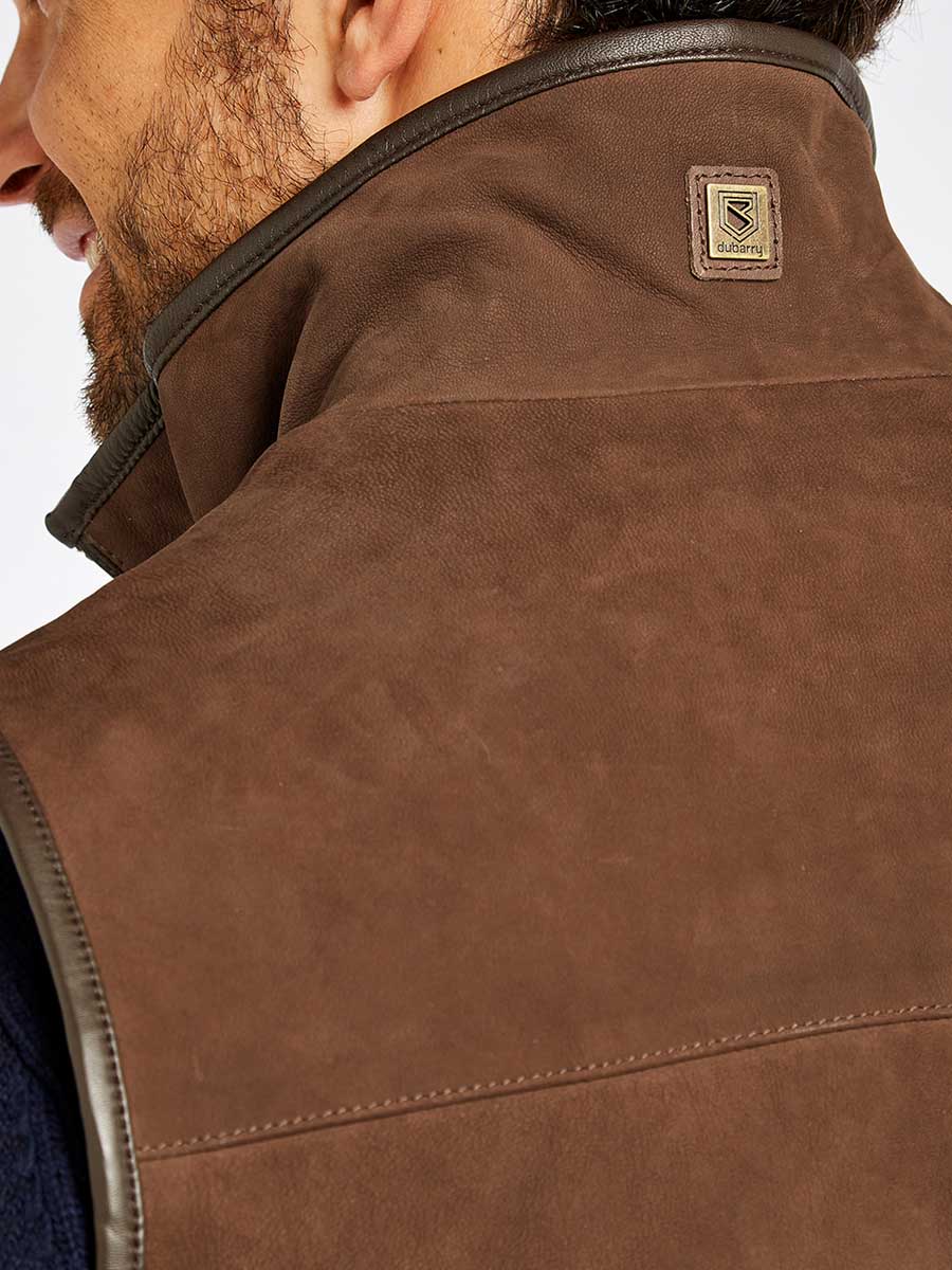 DUBARRY Dunhill Leather Gilet - Mens - Walnut Dubarry
