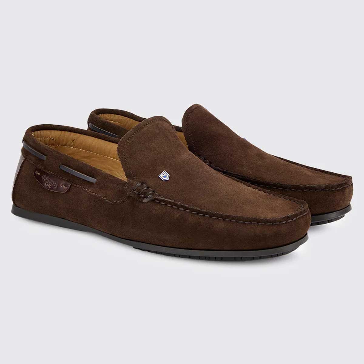 DUBARRY Fiji Suede Loafers - Men's - Cigar