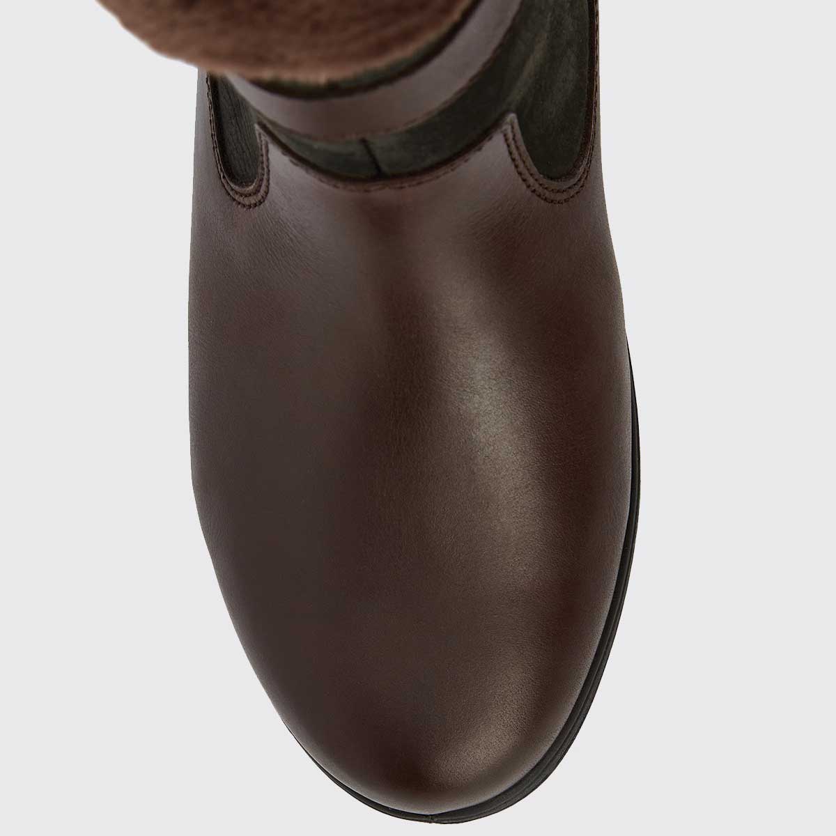 DUBARRY Foxrock Fur Lined Country Boots - Black/Brown