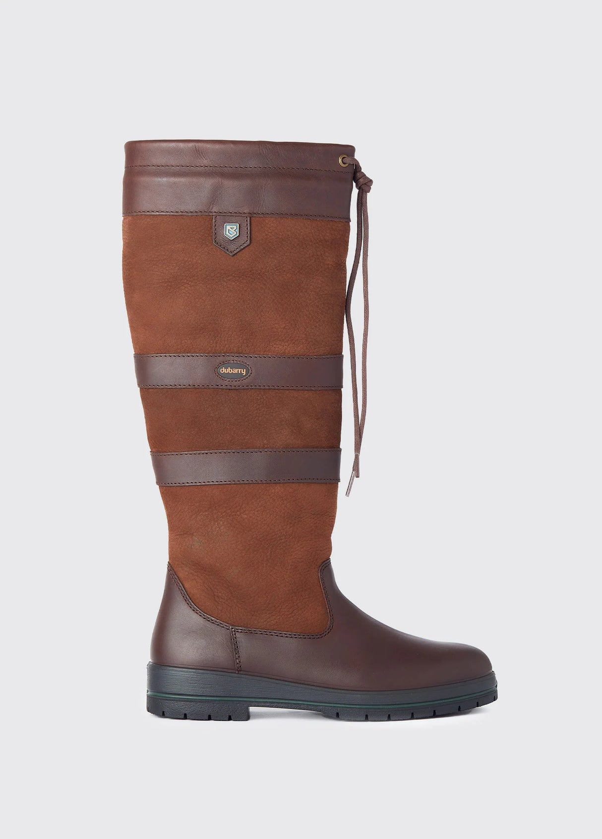 DUBARRY Galway Waterproof Leather Country Boots - Walnut Dubarry