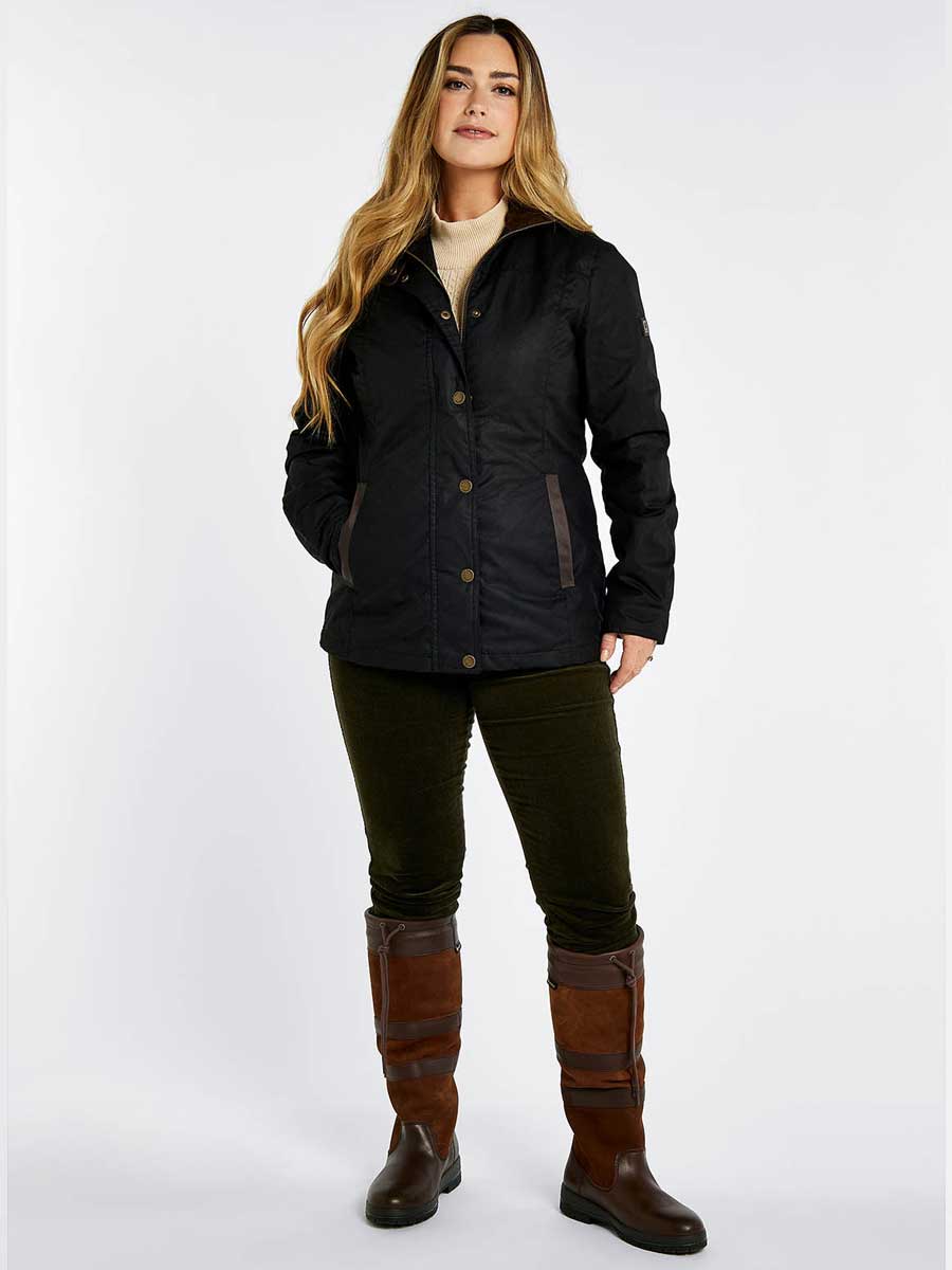 DUBARRY Ladies Mountrath Wax Jacket - Black