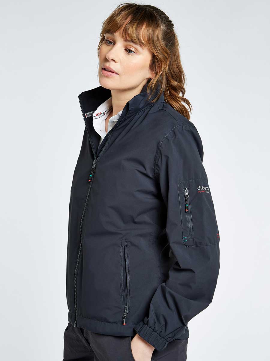 DUBARRY Livorno Womens Fleece-Lined Crew Jacket - Graphite