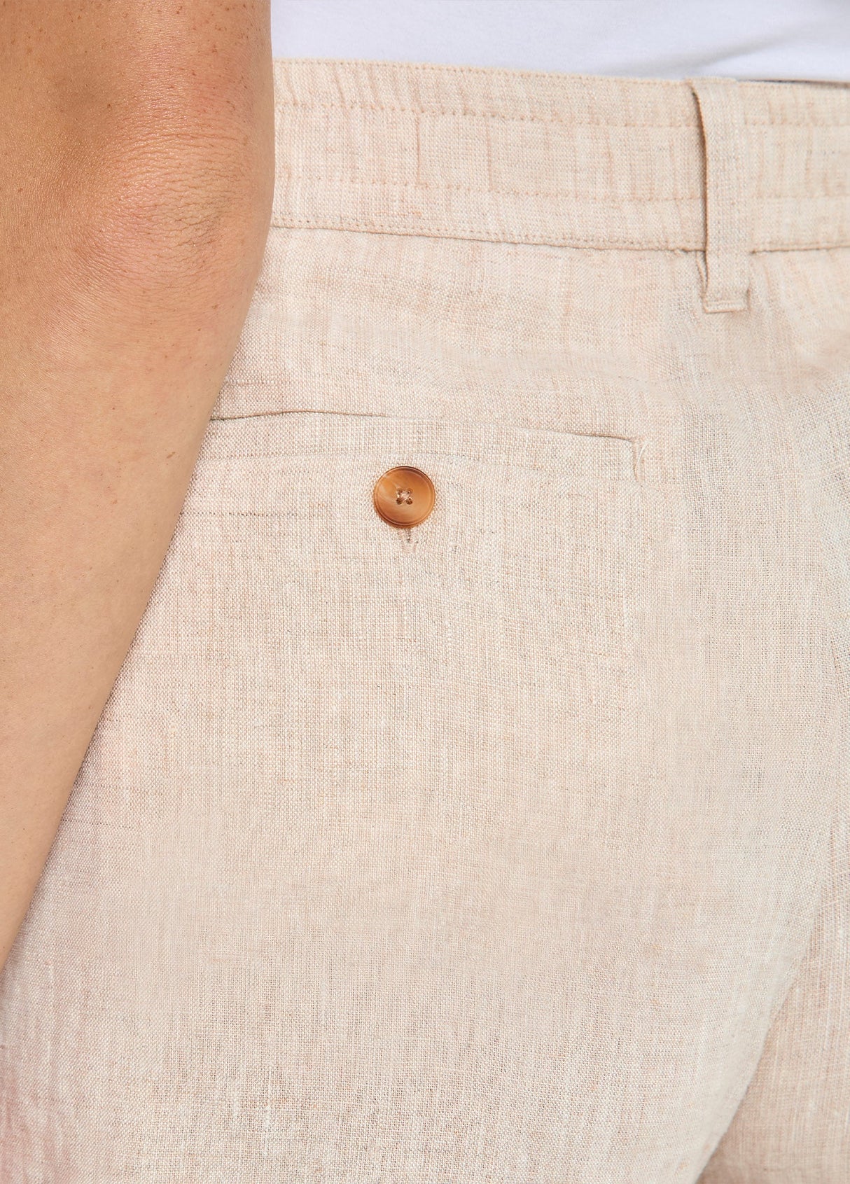 DUBARRY Maryland Women’s Linen Shorts - Oatmeal