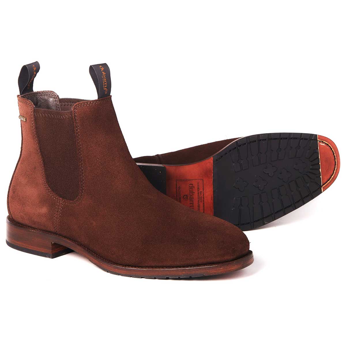 DUBARRY Kerry Chelsea Boots - Mens Gore-Tex - Cigar Suede