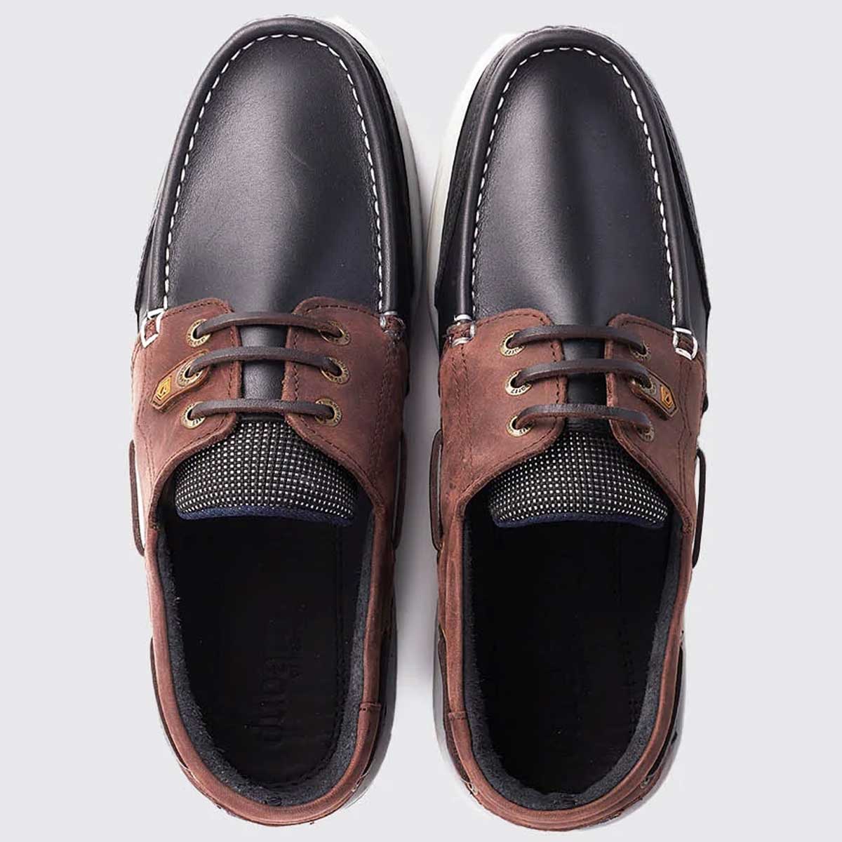 DUBARRY Men's Regatta Deck Shoes - Navy / Brown