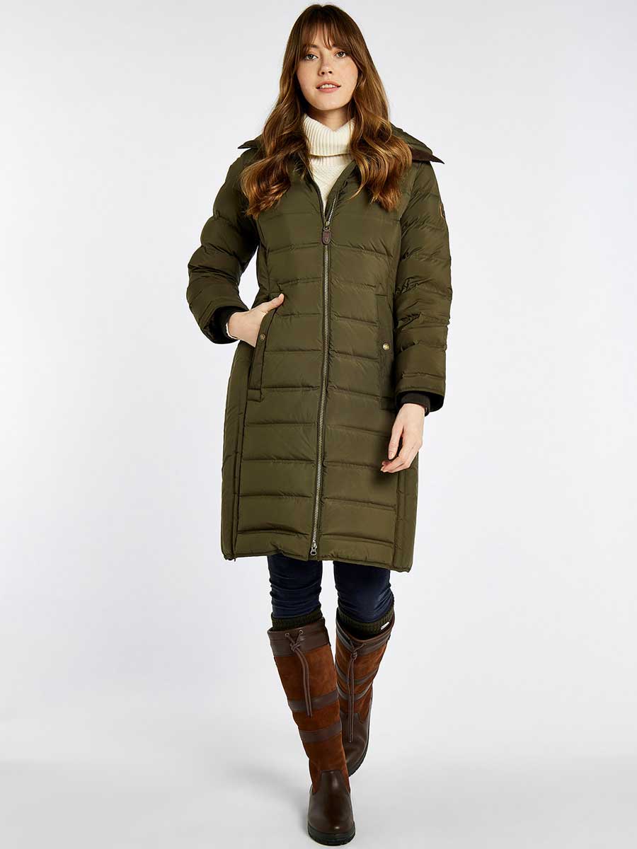 DUBARRY Meyers Women's Long Length Coat - Olive