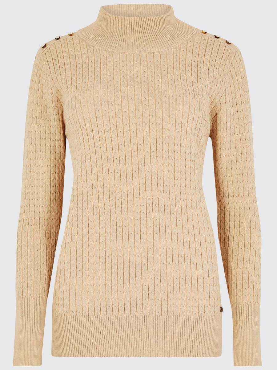 DUBARRY Monkstown Cable Stitch Sweater - Women's - Oyster