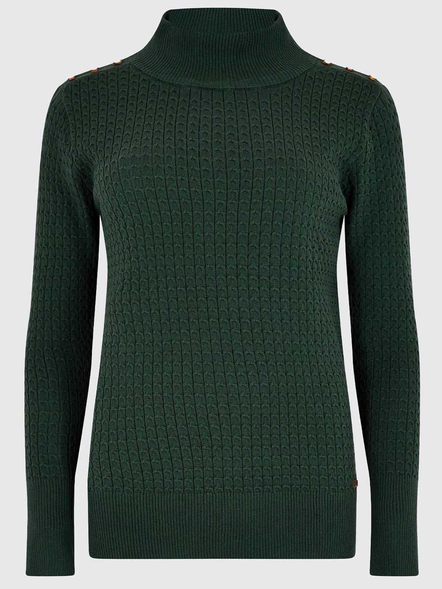 DUBARRY Monkstown Cable Stitch Sweater - Women's - Verdigris