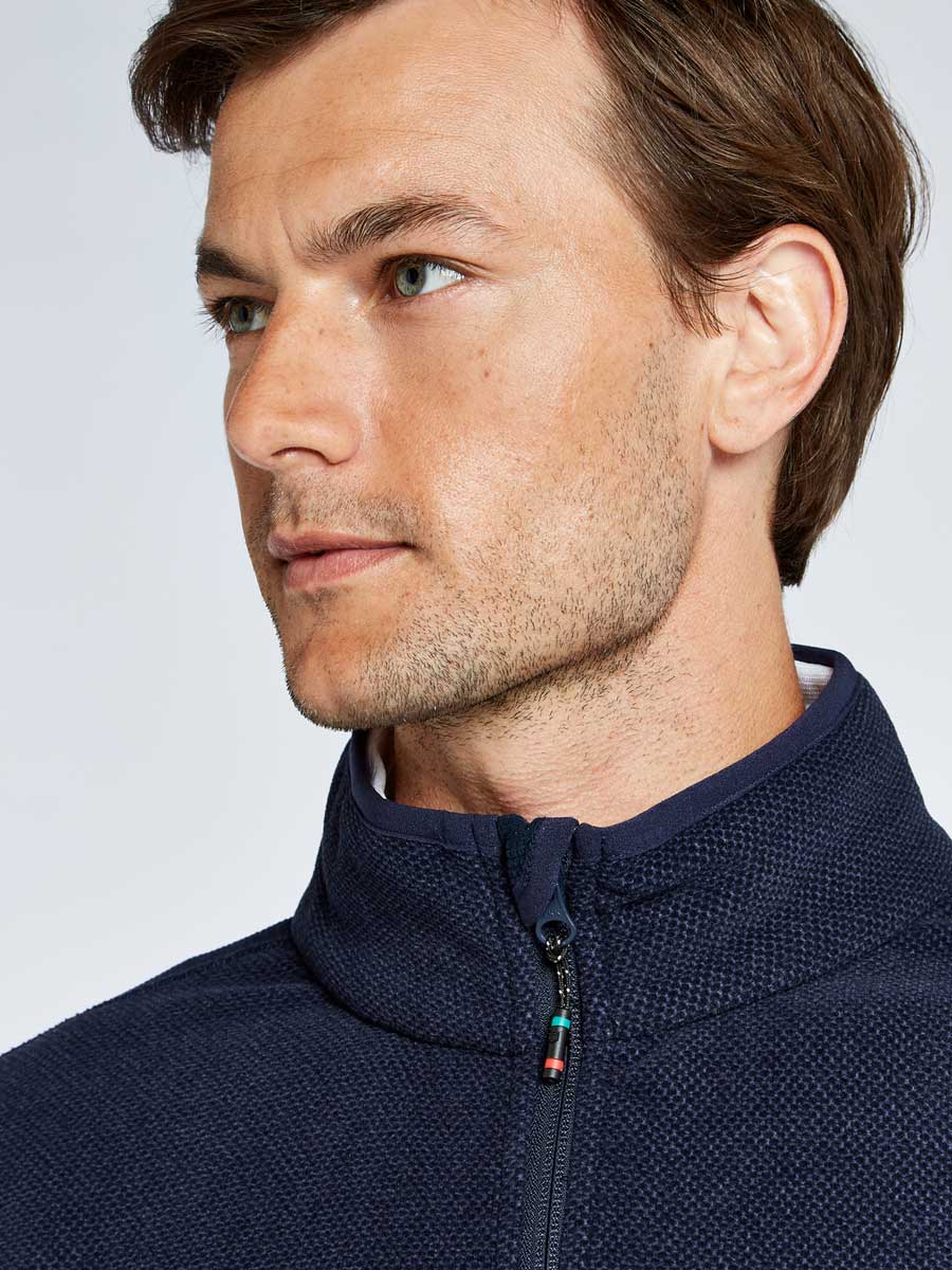 DUBARRY Mustique Mens Full-Zip Technical Fleece - Navy Dubarry