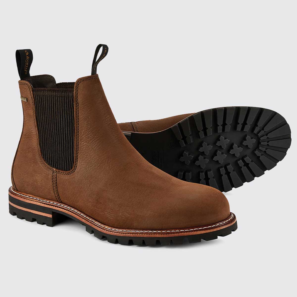 DUBARRY Offaly Waterproof Chelsea Boots - Mens - Walnut