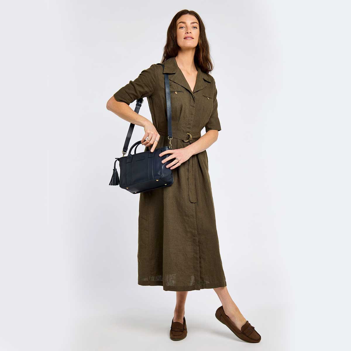 DUBARRY Ramelton Medium Size Leather Handbag - Women's - Navy