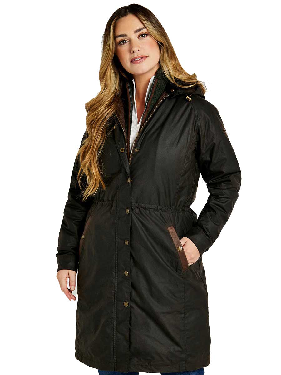 DUBARRY Redington Wax Coat - Women's - Verdigris Dubarry