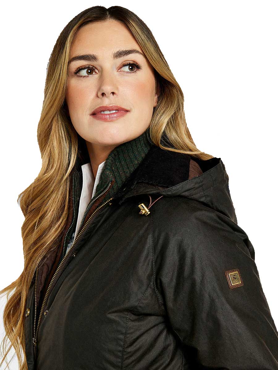 DUBARRY Redington Wax Coat - Women's - Verdigris Dubarry