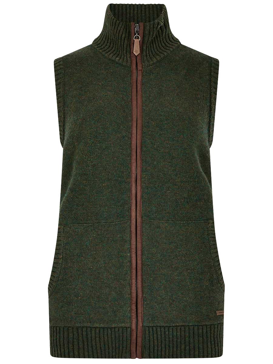 DUBARRY Sheedy Wool Blend Knit Gilet - Women's - Green