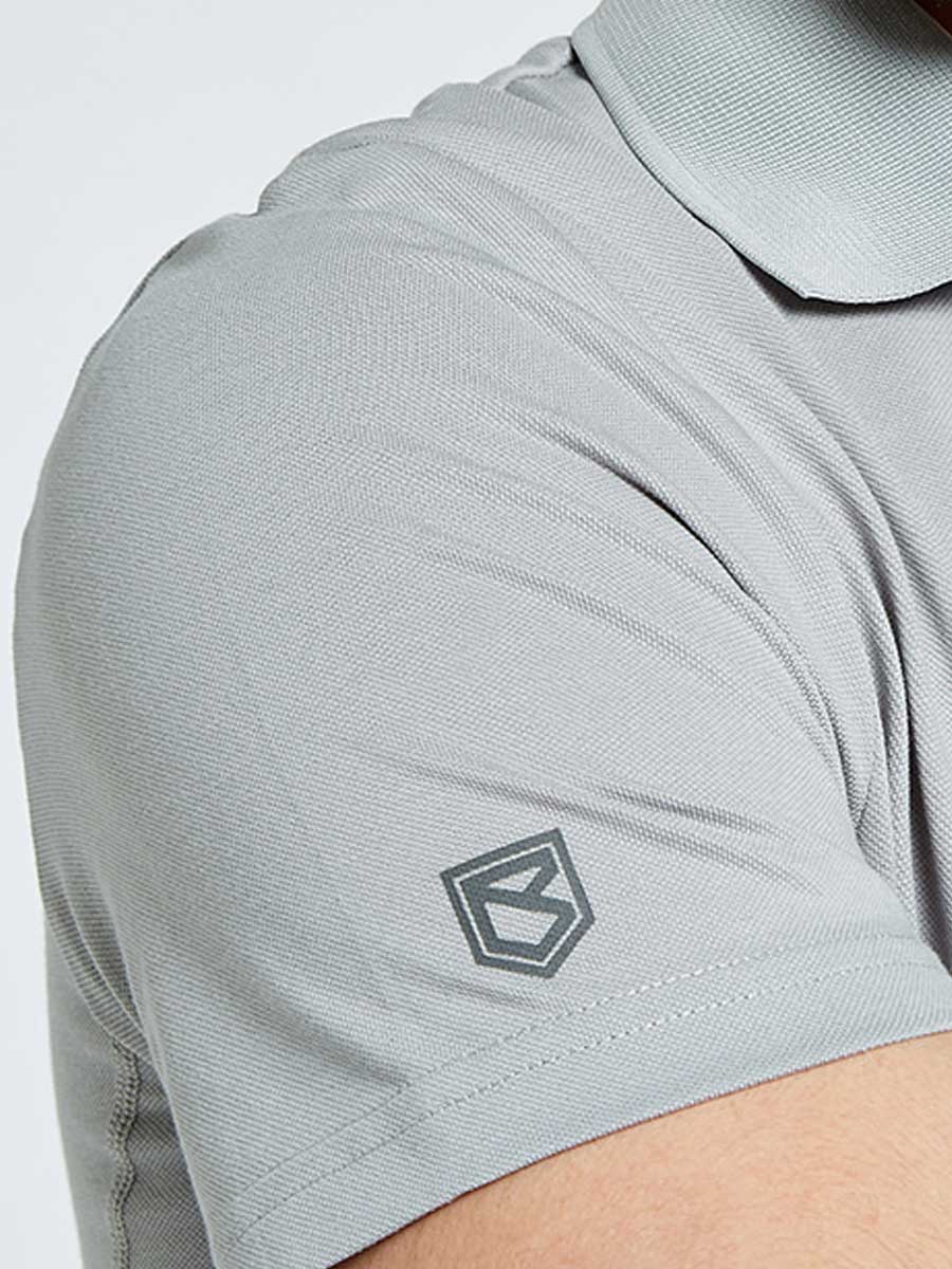 DUBARRY Sorrento Unisex Short-Sleeved Technical Polo - Platinum