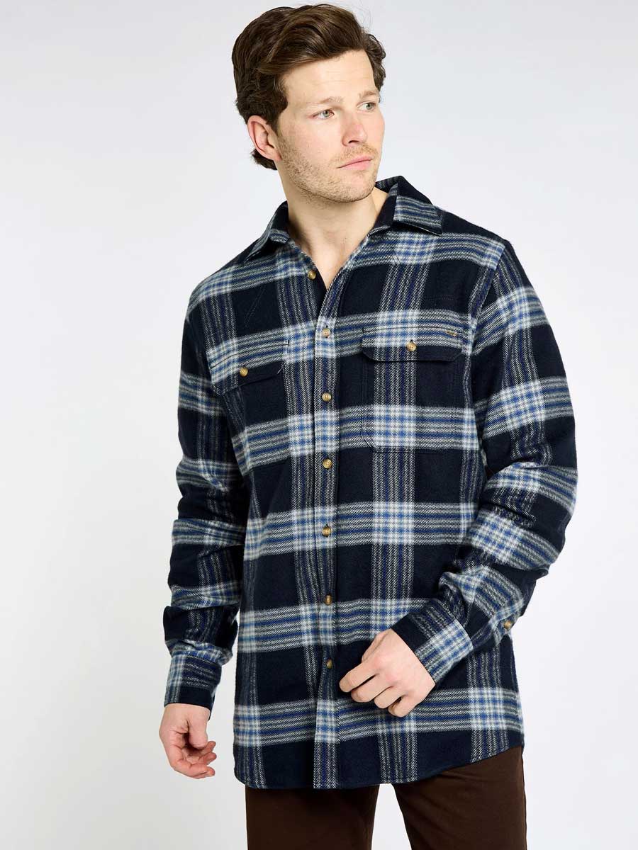 DUBARRY Townley Country Check Shirt - Men's - Indigo