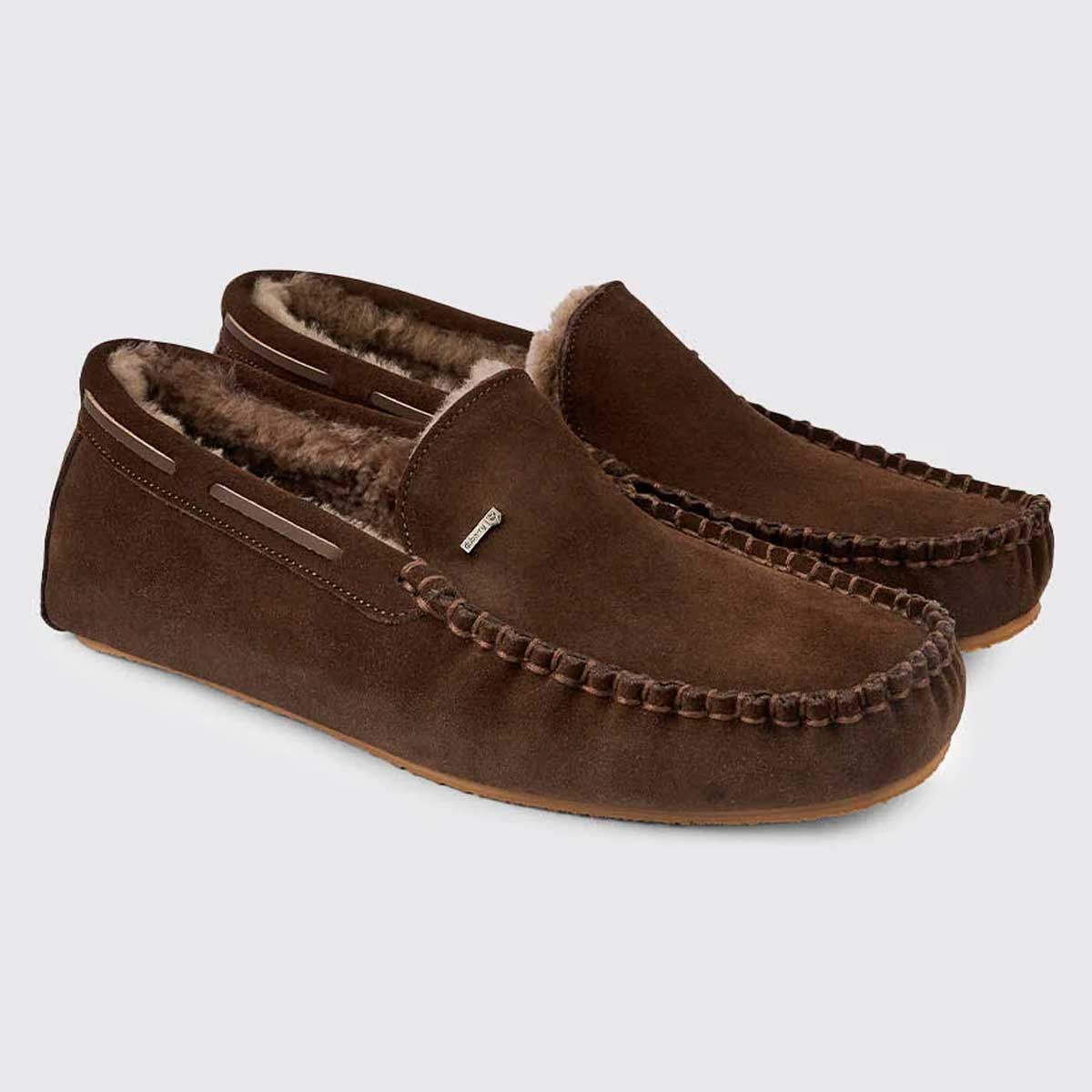 DUBARRY Ventry Moccasin Slippers - Men's - Cigar