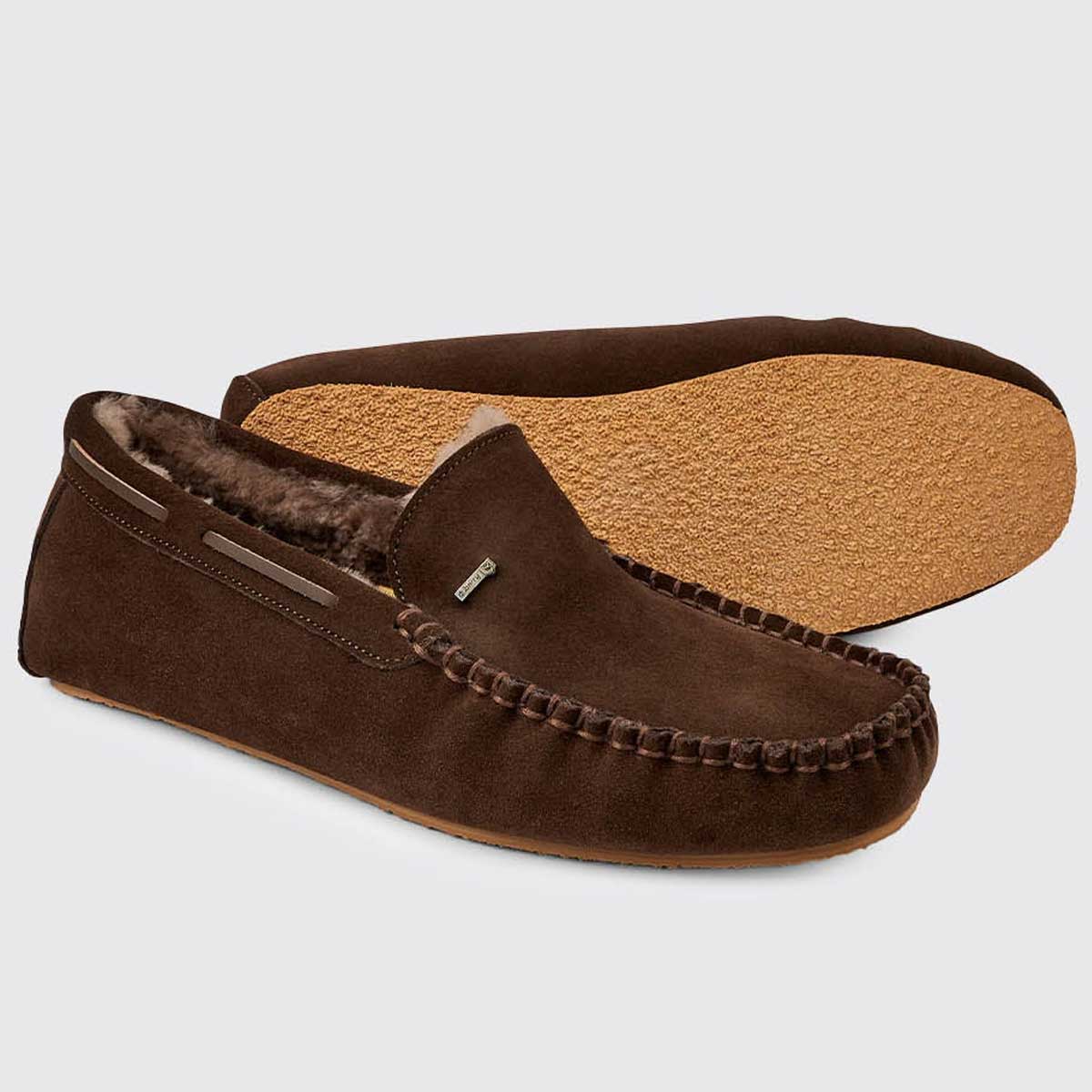DUBARRY Ventry Moccasin Slippers - Men's - Cigar