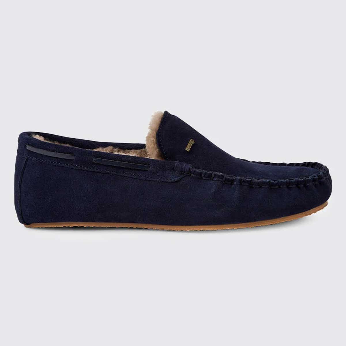 DUBARRY Ventry Moccasin Slippers - Men's - Navy