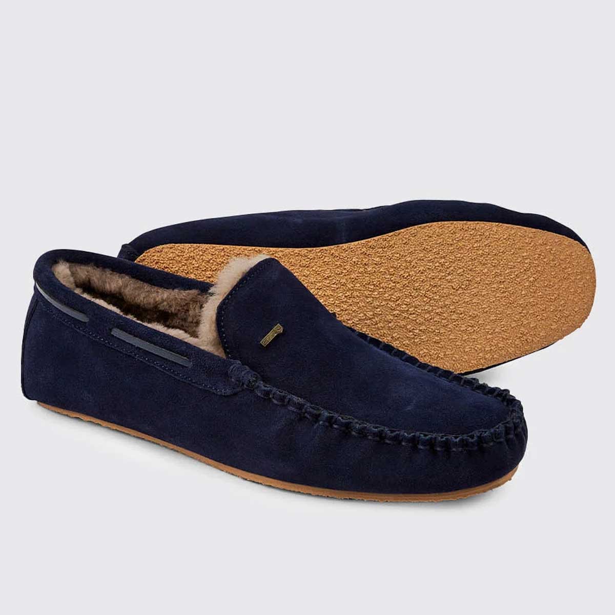 DUBARRY Ventry Moccasin Slippers - Men's - Navy