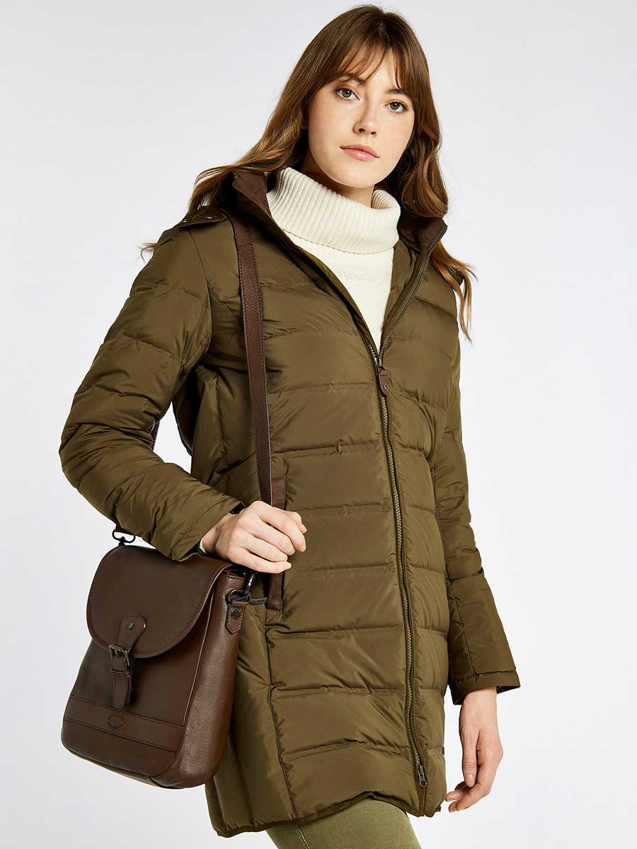 DUBARRY Woodburn Women's Saddle Bag - Walnut Dubarry