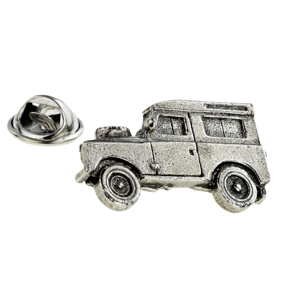 FARLEY'S Land Rover Defender 4x4 Lapel Pin Badge - English Made Pewter