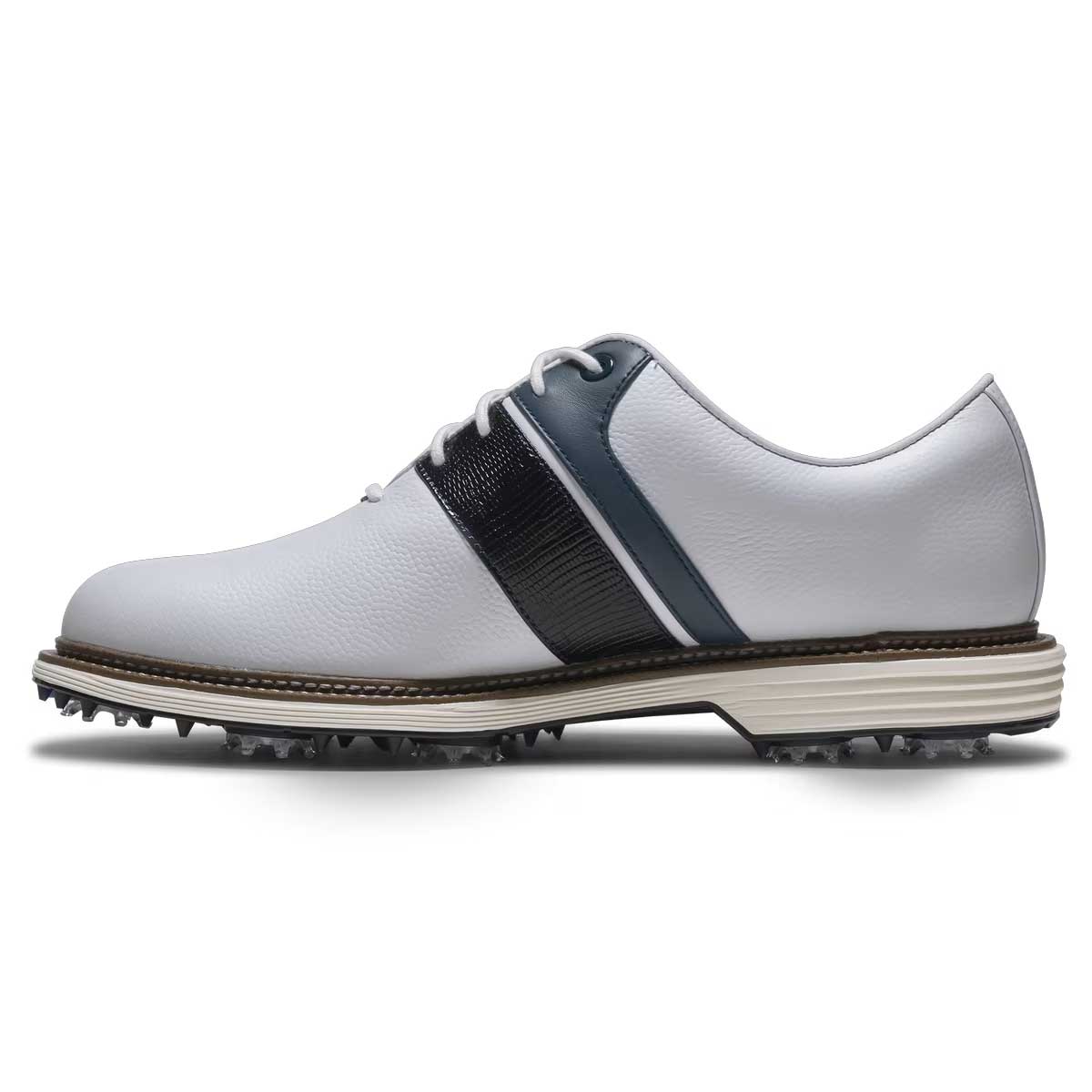 FOOTJOY Premiere Series Packard Golf Shoes - Mens - White & Navy
