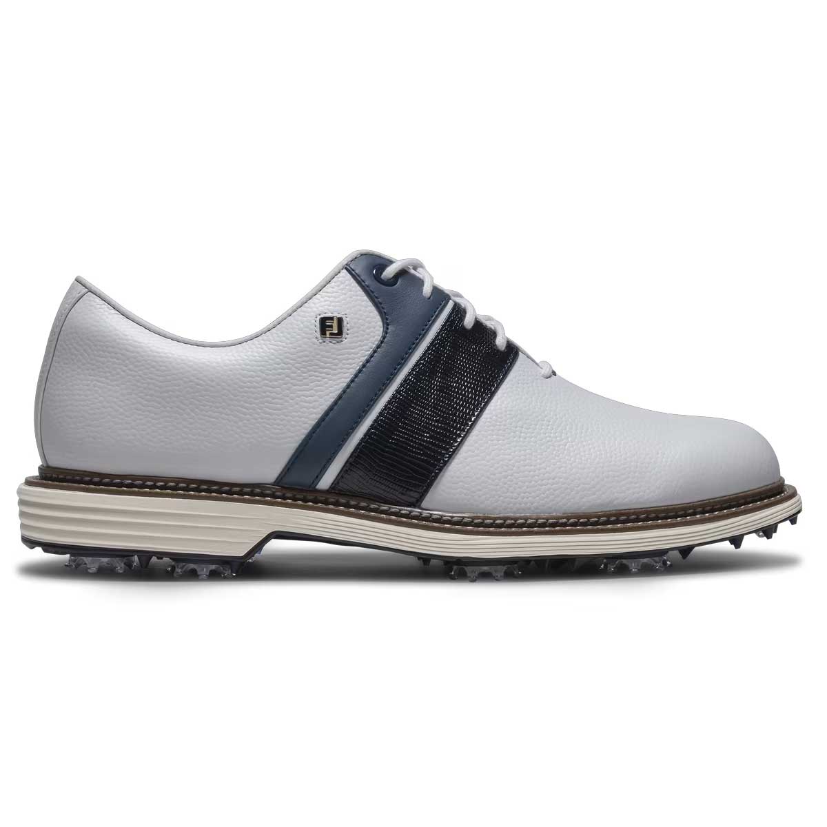 FOOTJOY Premiere Series Packard Golf Shoes - Mens - White & Navy