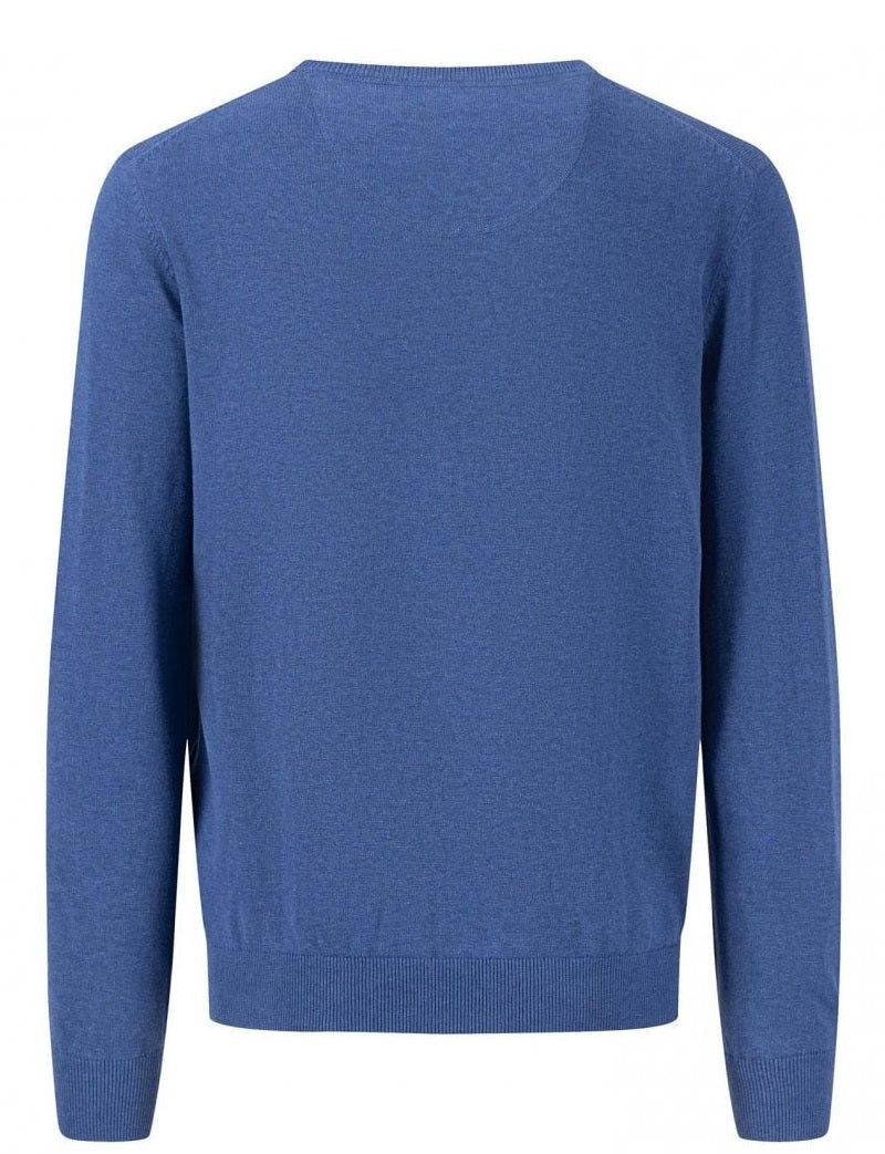 FYNCH HATTON Crew Neck Sweater - Men's Fine Knit – Azure Fynch Hatton