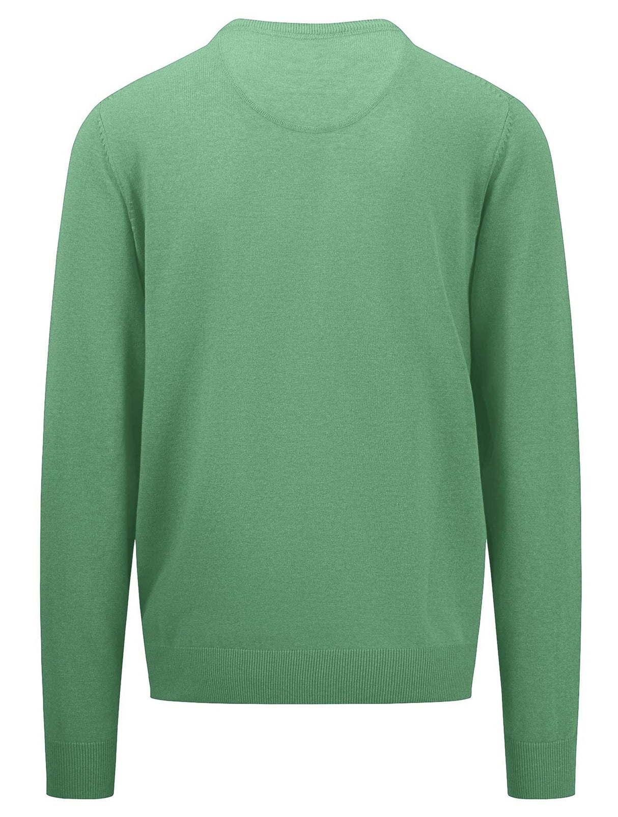 FYNCH HATTON Crew Neck Sweater - Men's Fine Knit – Turf Green