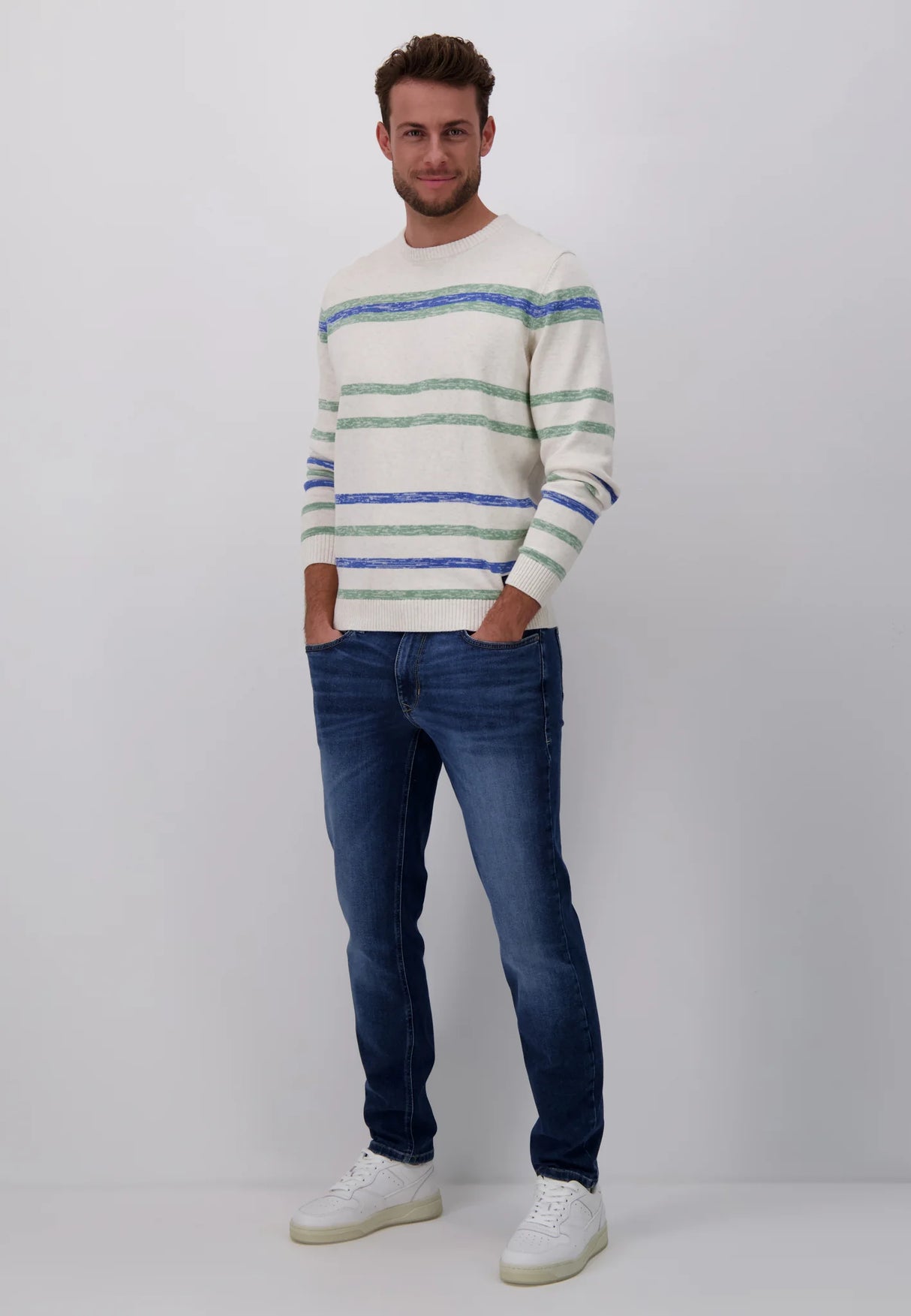 FYNCH HATTON Denim Jeans - Men's Modern Slim Fit – Blue Blue Fynch Hatton