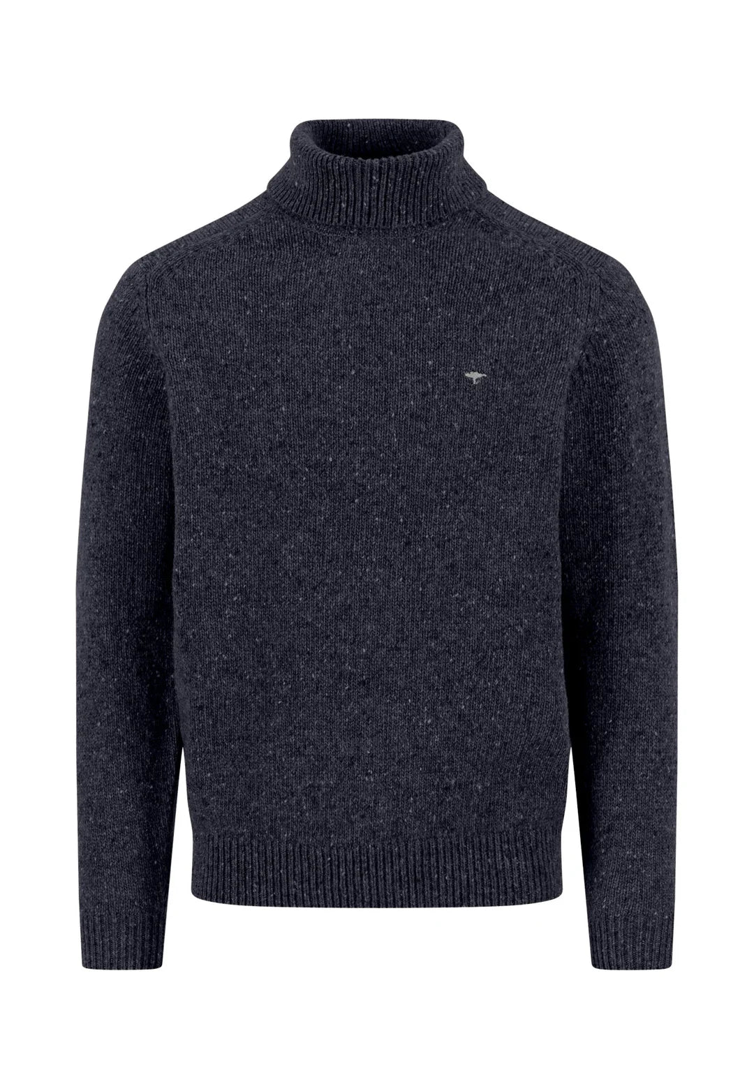 30% OFF - FYNCH HATTON Donegal Knit Turtle Neck - Men's - Navy