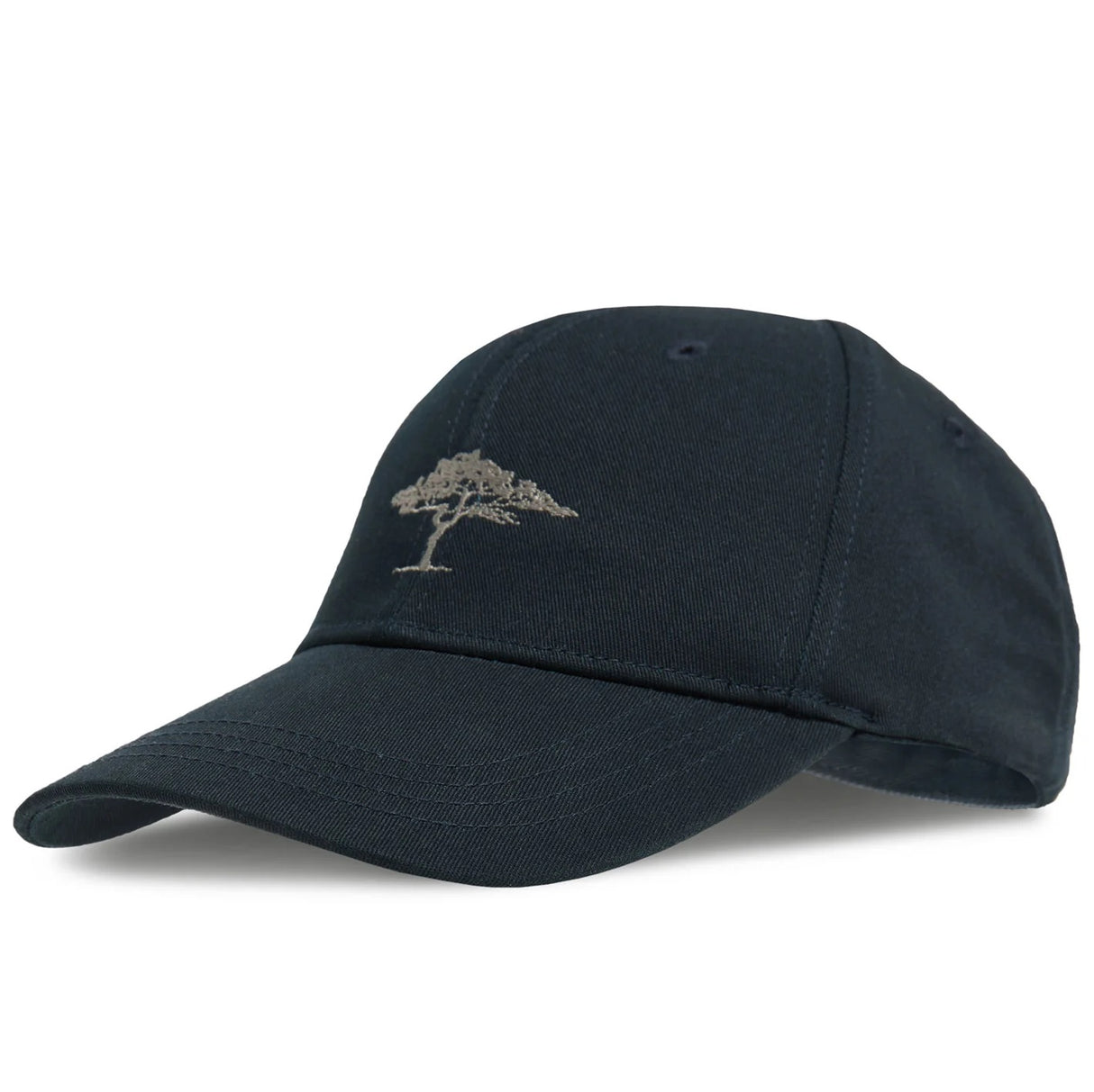 FYNCH HATTON Embroidered Cotton Cap – Navy Fynch Hatton