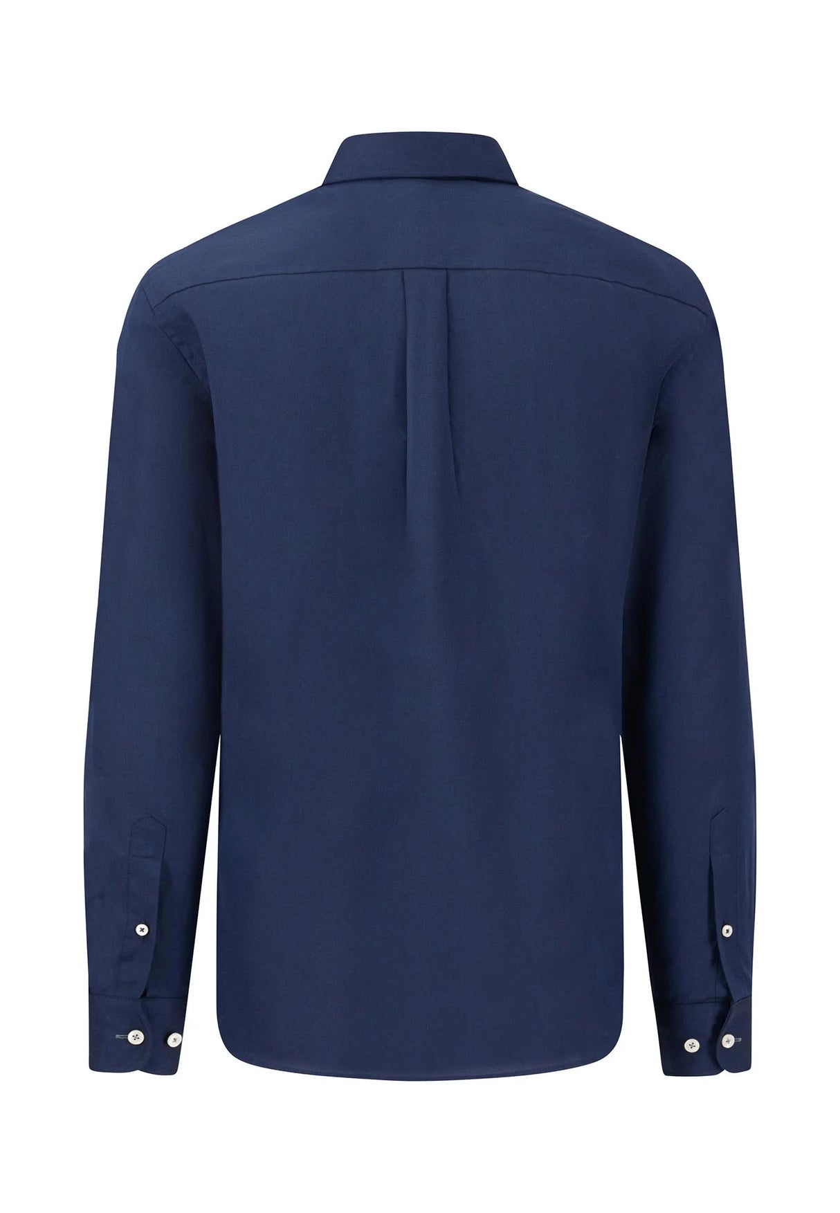 FYNCH HATTON Oxford Shirt - Men's Soft Cotton – Navy Fynch Hatton