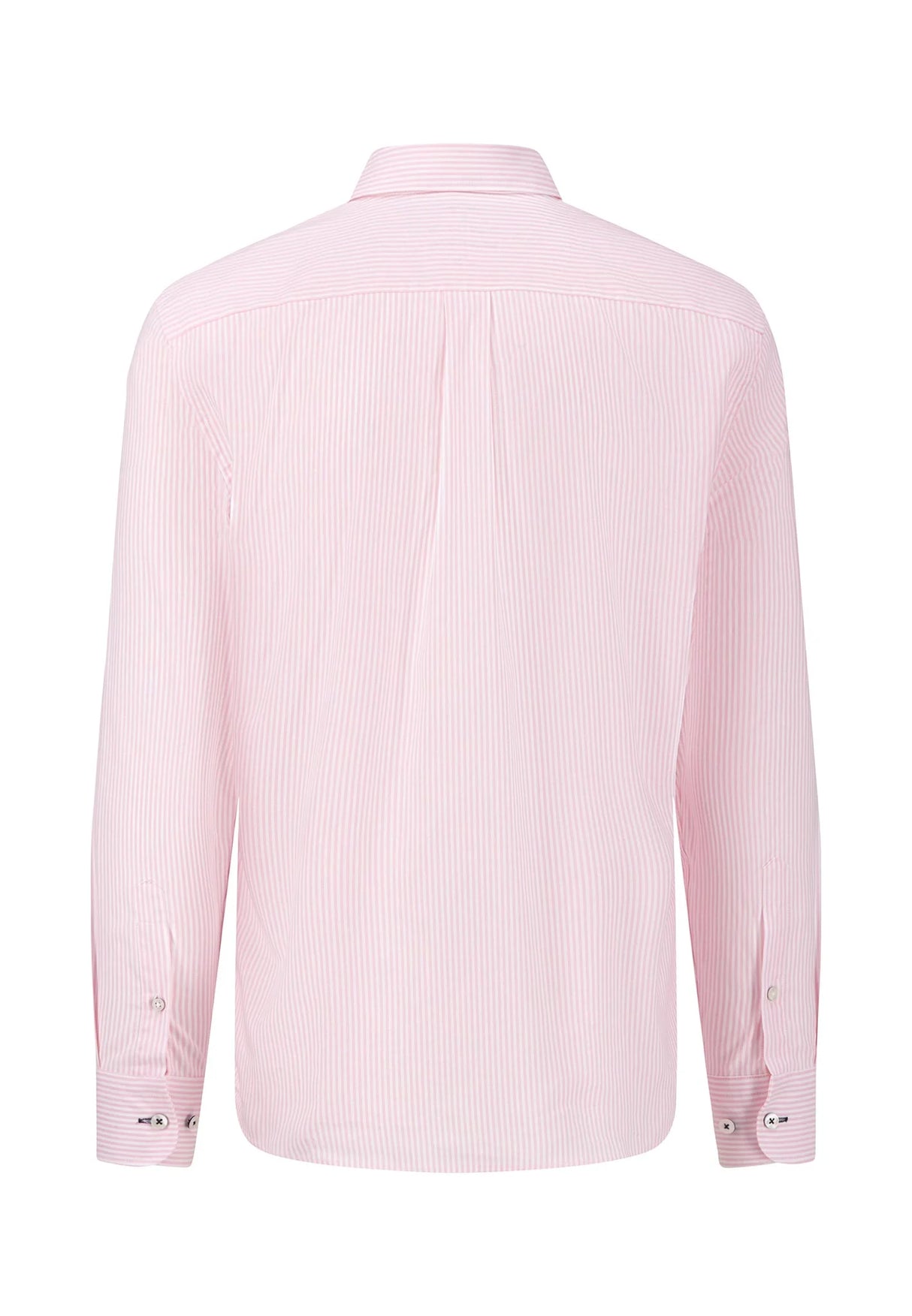 FYNCH HATTON Oxford Shirt - Men's Soft Cotton – Pink Stripe Fynch Hatton