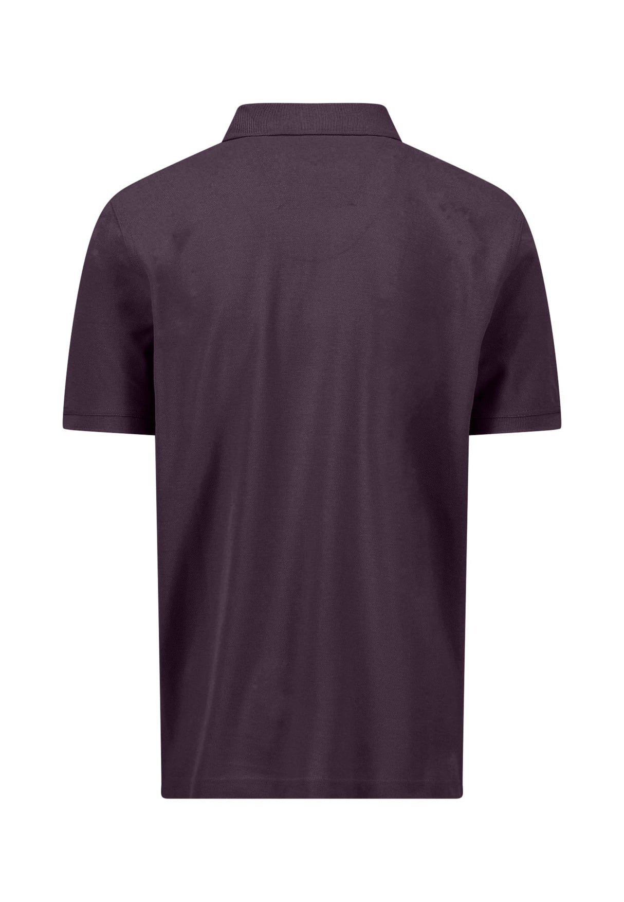 FYNCH HATTON Pique Polo Shirt - Men's Supima Cotton – Aubergine