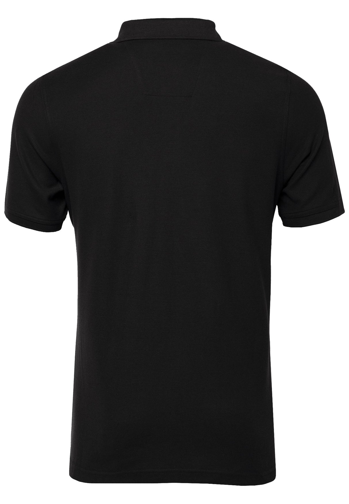 FYNCH HATTON Pique Polo Shirt - Men's Supima Cotton – Black Fynch Hatton