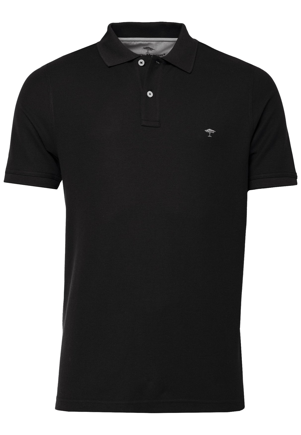 FYNCH HATTON Pique Polo Shirt - Men's Supima Cotton – Black Fynch Hatton