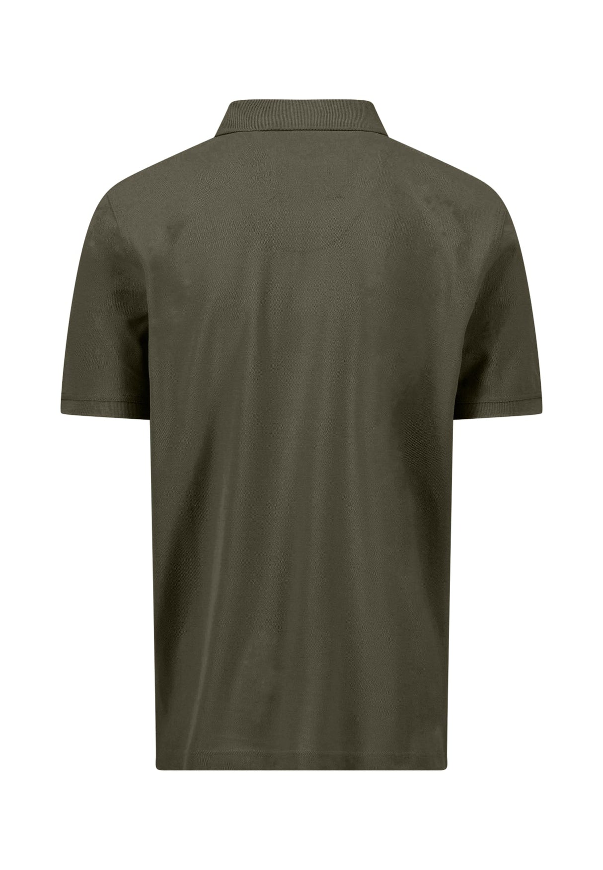 FYNCH HATTON Pique Polo Shirt - Men's Supima Cotton – Dark Khaki