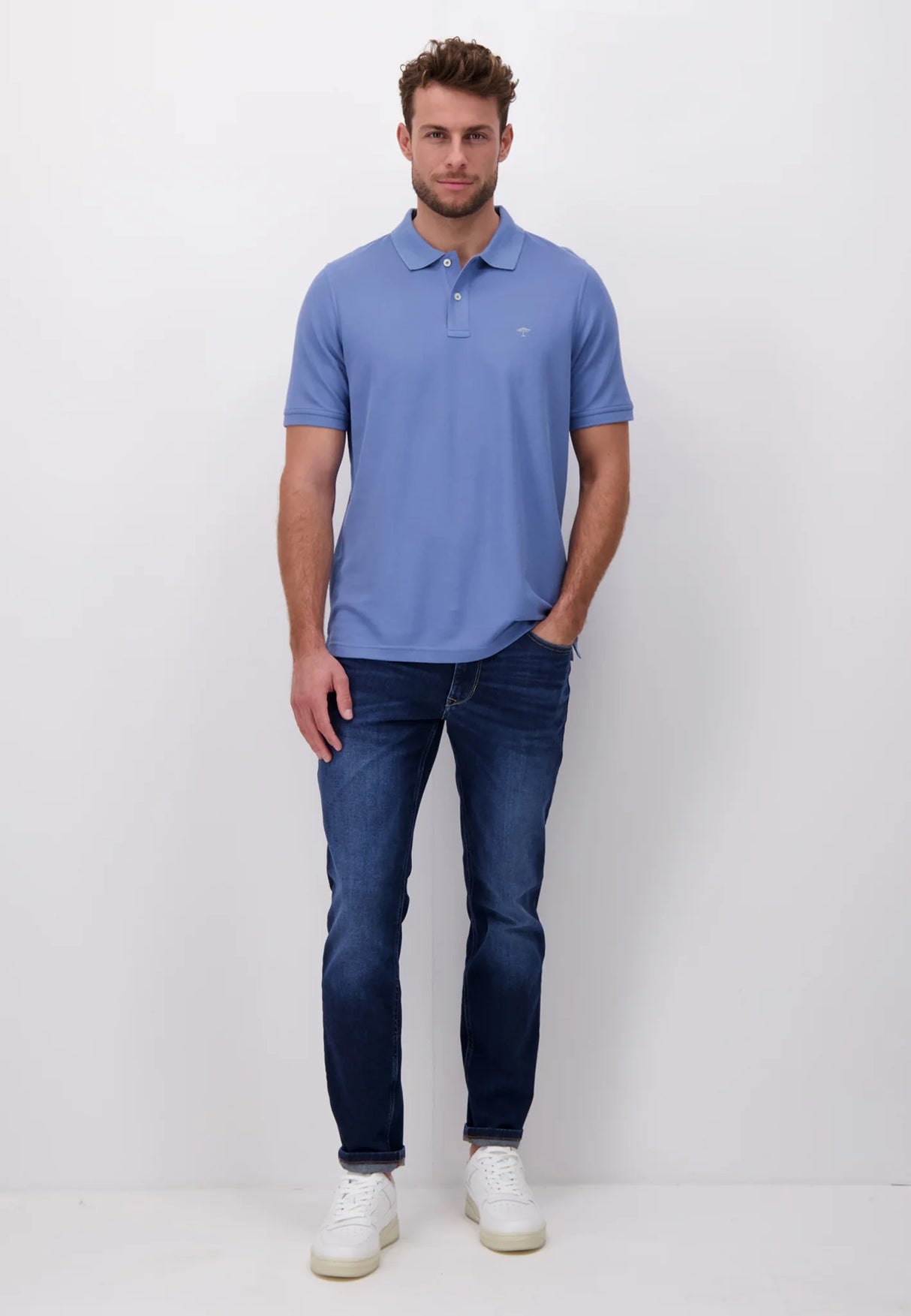 FYNCH HATTON Pique Polo Shirt - Men's Supima Cotton – Pacific Fynch Hatton
